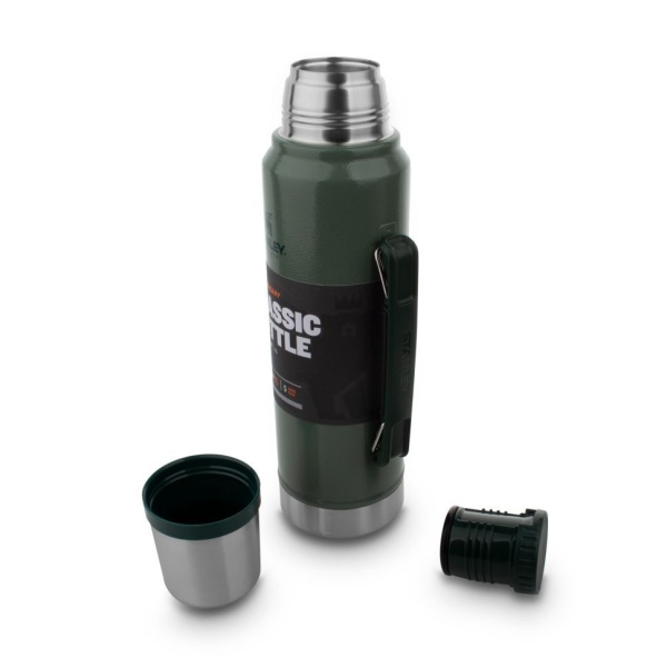 Термос STANLEY Classic 1L, тёмно-зелёный