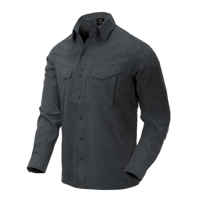 Рубашка Helikon, DEFENDER Mk2 Gentleman Shirt (Melange Black-Grey, S)
