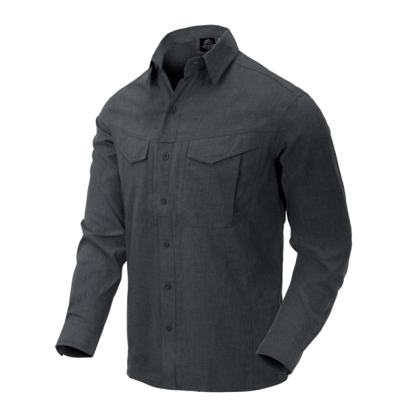 Рубашка Helikon, DEFENDER Mk2 Gentleman Shirt (Melange Black-Grey, S)