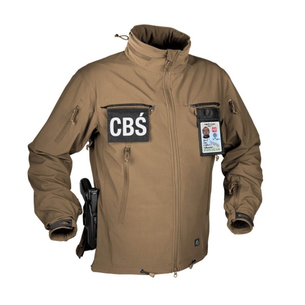 Куртка Helikon Jackal QSA Jacket, Shark Skin, Coyote