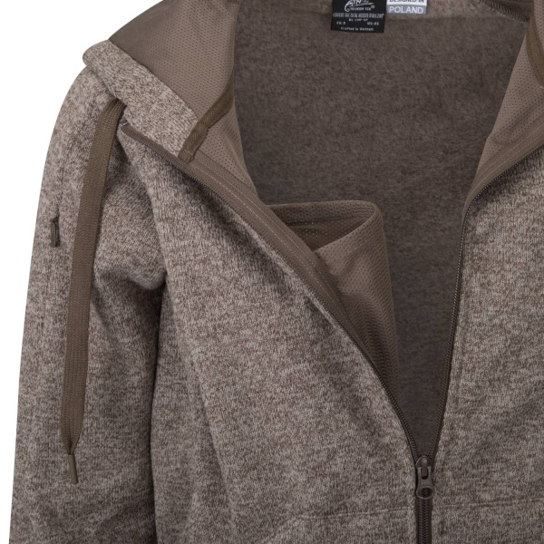 Толстовка Helikon Covert Tactical Hoodie, Melange Light Tan