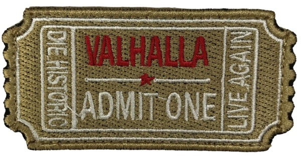 Патч Билет в Вальгалу, песок