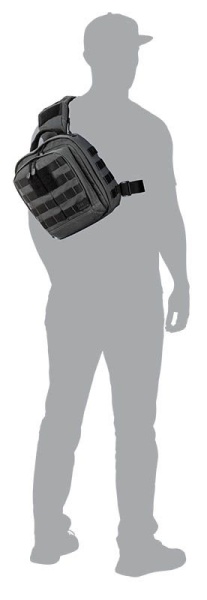 Однолямочный рюкзак 5.11 Rush MOAB 6, Black