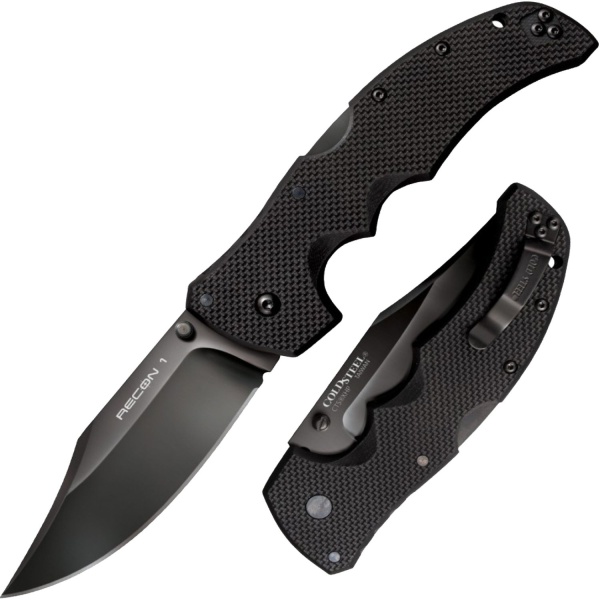 Нож складной Cold Steel Recon 1 Clip Plain Edge, сталь AUS 8A CS_27TLC