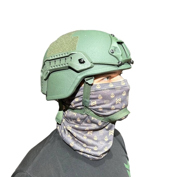 Бронешлем UMI, Mich, Olive, NIJIIIA, Aramid