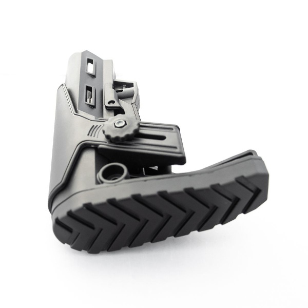 Облегченный телескопический приклад с подщечником Alpha CP К.АРМА (Black)