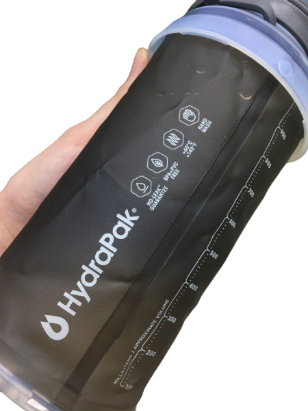 Складная бутылка Hydrapak Stash, емкость 1000 мл., цвет Mammoth Grey