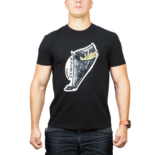 Футболка MILGEAR, Кулек семечек, черный