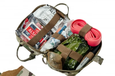 Подсумок Phantom, под аптечку вытяжной, Capsa (Multicam) с содержимым