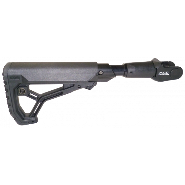 Телескопический складной приклад Fab Defense с амортизатором для АКМС GL-Core