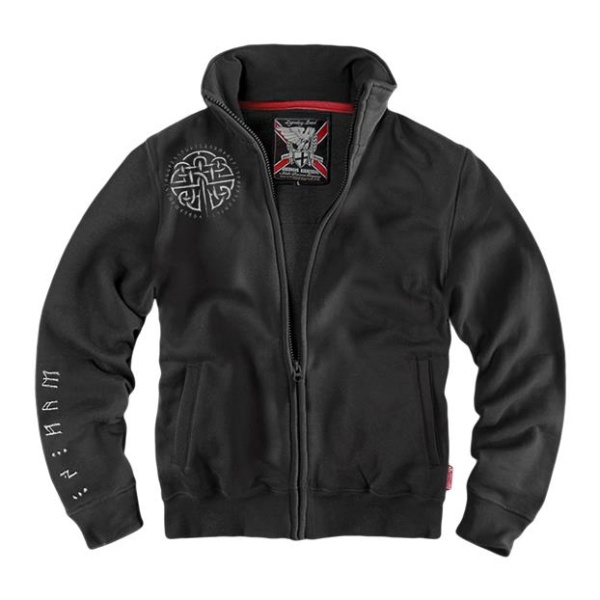 Толстовка на молнии DA Celtic II, Черный