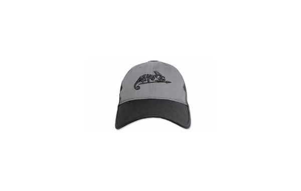Бейсболка Helikon Logo Cap, PolyCotton Ripstop, Black/Shadow Grey
