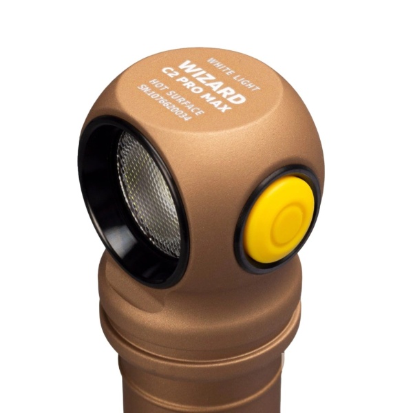Фонарь Armytek Wizard C2 Pro Max Magnet USB Sand Белый