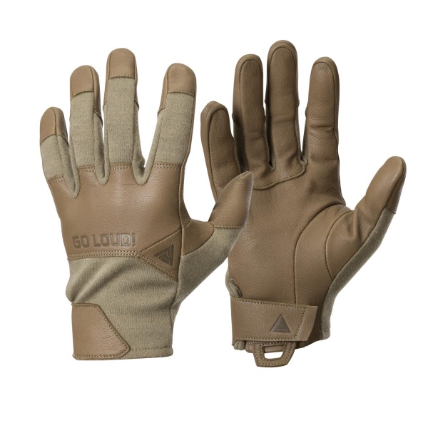 Перчатки тактические Direct Action CROCODILE FR Gloves Short, Nomex, Light Coyote