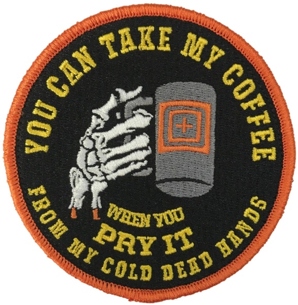 Патч 5.11 Cold Dead Caffeine, Orange