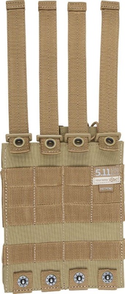 Подсумок двойной для магазина AK серии, с фиксатором 5.11 AK Bungee/Cover Double, Sandstone