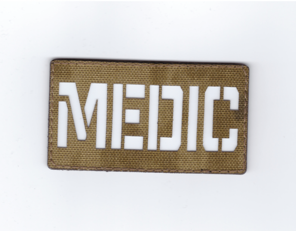 Патч Медик, мох-белый