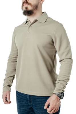 Поло MILGEAR, ACT L/S (Khaki, S)