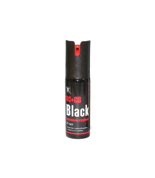 Баллончик аэрозольно-струйный "Black", в блистере, 25 мл