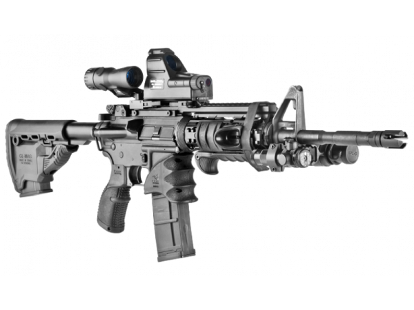 Пистолетная рукоятка Fab Defense прорезиненная для M16/M4/AR15, Черная