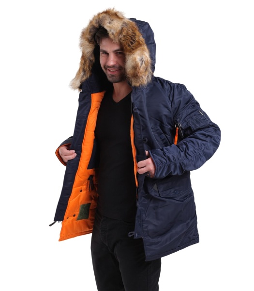 Куртка Apolloget, Tight Husky II, Ink/Orange