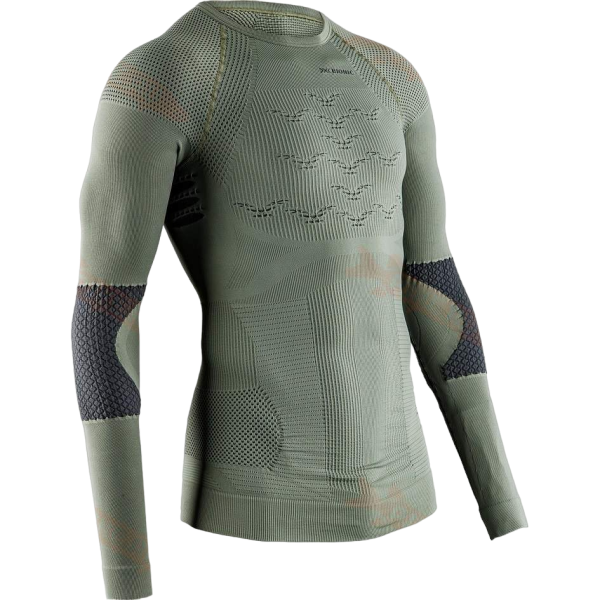 Футболка X-BIONIC X-PLORER ENERGIZER 4.0 SHIRT LG SL, OLIVE GREEN/ANTHRACITE