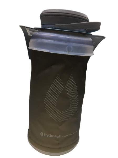 Складная бутылка Hydrapak Stash, емкость 1000 мл., цвет Mammoth Grey