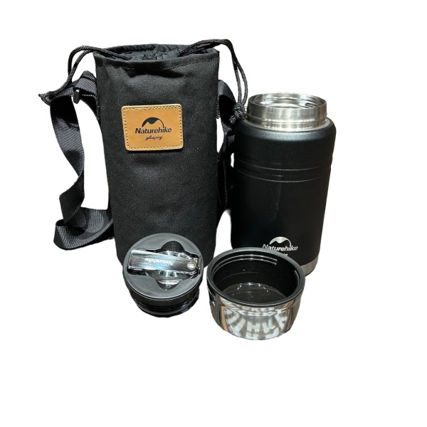 Термос Naturehike NH20SJ041 500мл (для еды), черный