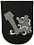 Патч Бездельник, черный