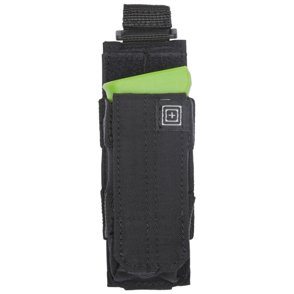 Подсумок одинарный для пистолетного магазина с фиксатором 5.11 Pistol Bungee Cover, Black