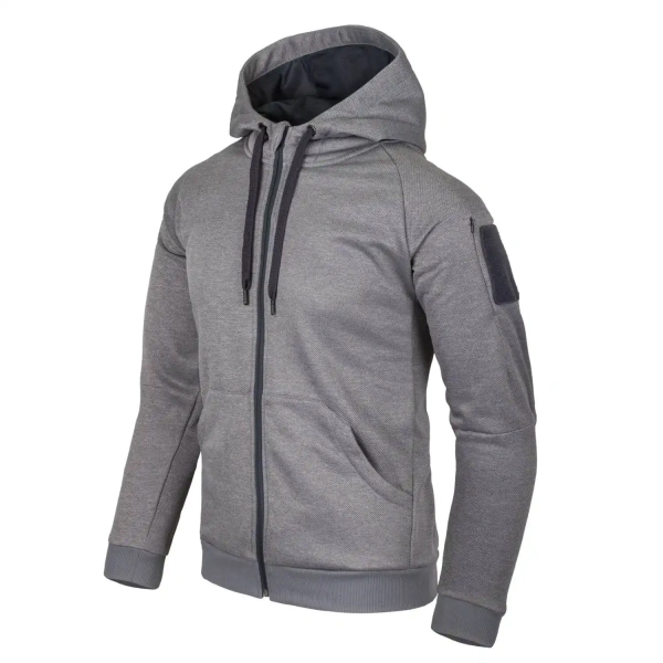 Толстовка Helikon, Urban Tactical Hoodie FullZip (Melange Grey, M)