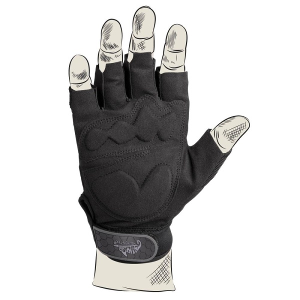 Перчатки Helikon Half Finger Gloves, Black
