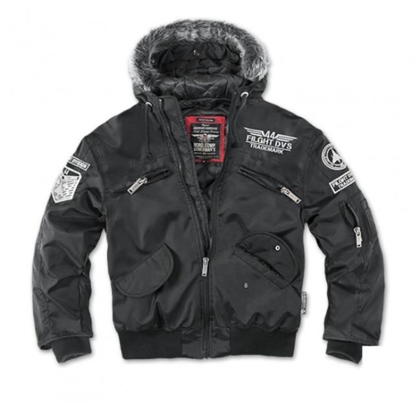 Куртка зимняя DA Flight Division, Черная