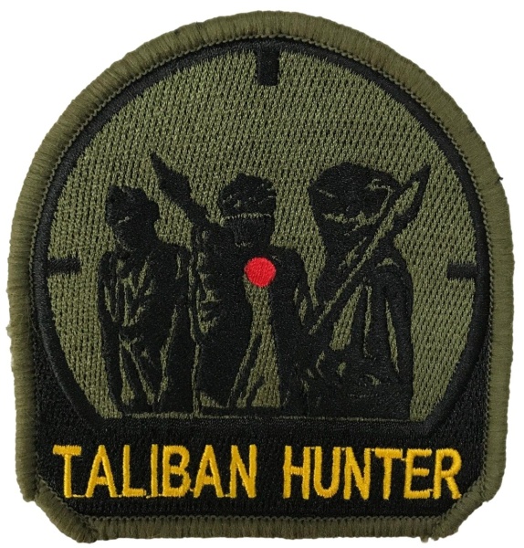 Патч Охотник на талибан, олива