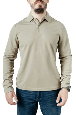 Поло MILGEAR, ACT L/S (Khaki, S)