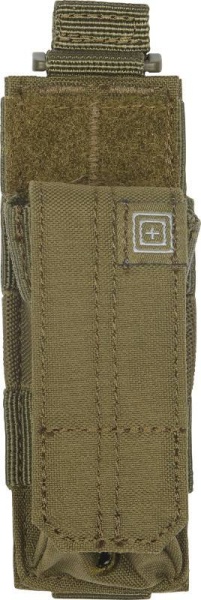 Подсумок одинарный для пистолетного магазина с фиксатором 5.11 Pistol Bungee Cover, Tac OD