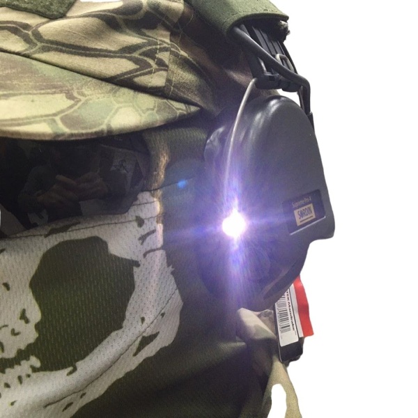 Наушники активные MSA Sordin Supreme with LED Pro-X (хаки\камуфляжная ткань)