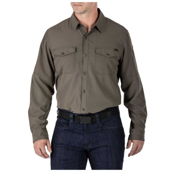 Рубашка 5.11 Marksman Long Sleeve Shirt, Ranger Green