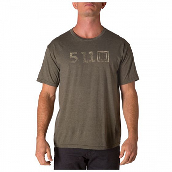 Футболка 5.11 Legacy Topo Fill Tee, Military Grey Heather
