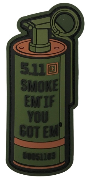 Патч 5.11 Smoke Em, Green