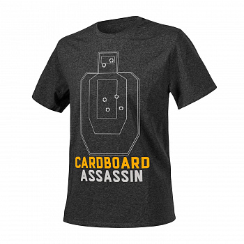 Футболка Helikon, Cardboard Assassin, Melange Black-Grey