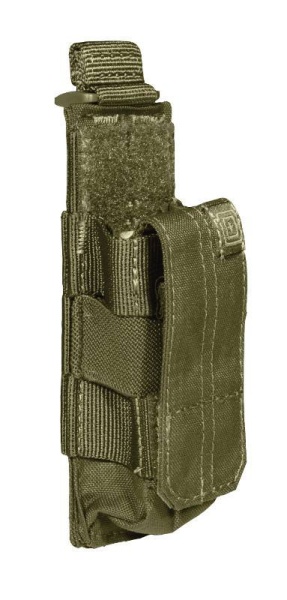 Подсумок одинарный для пистолетного магазина с фиксатором 5.11 Pistol Bungee Cover, Tac OD