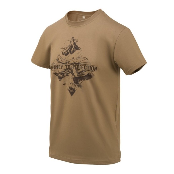 Футболка Helikon, T-Shirt (Mountain Stream), U.S. Brown