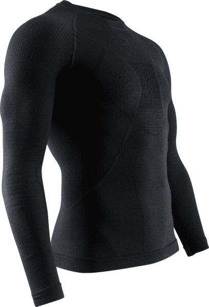 Футболка мужская APANI 4.0 MERINO SHIRT ROUND NECK LG SL MEN, BLACK/BLACK