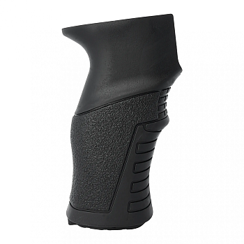Пистолетная рукоятка для АК, прорезиненная (15 градусов) (Black) К.АРМА