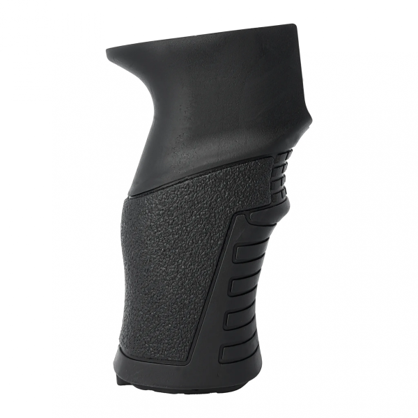 Пистолетная рукоятка для АК, прорезиненная (15 градусов) (Black) К.АРМА