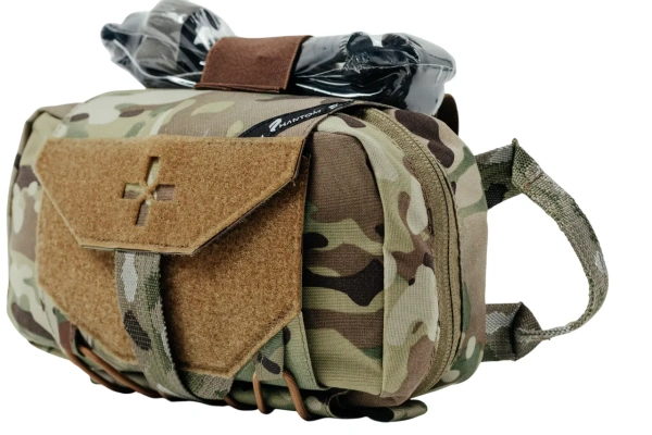 Подсумок Phantom, под аптечку вытяжной, Capsa (Multicam) с содержимым