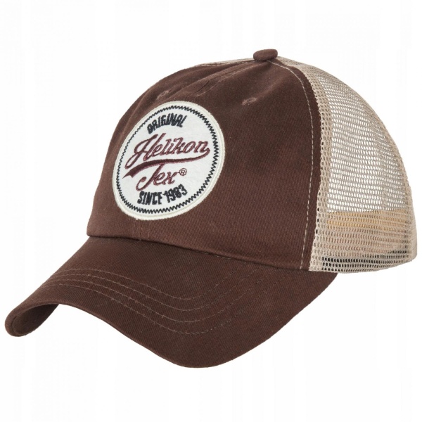 Бейсболка Helikon Trucker Logo Cap, Mud Brown
