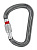 Карабин Petzl William Screw-Lock серый