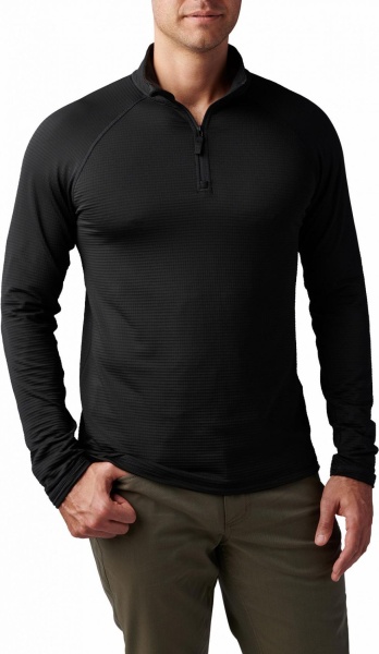 Толстовка 5.11 Stratos 1/4 Zip, Black